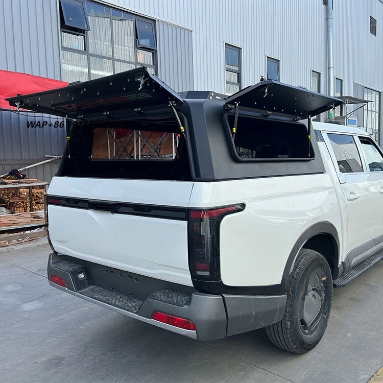 Cubierta de Aluminio de Altura Completa con 3 Puertas para Camioneta Nissan, Cubierta Impermeable para la Caja de la Camioneta Frontier