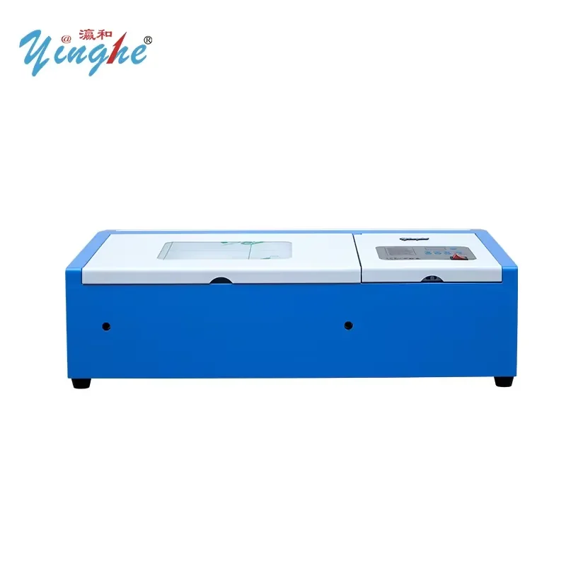 YINGHE New Mini Size 30*20cm Desktop Curve Machine for Glass, Wooden Sheet and Acrylic Supplier in Overseas Warehouse