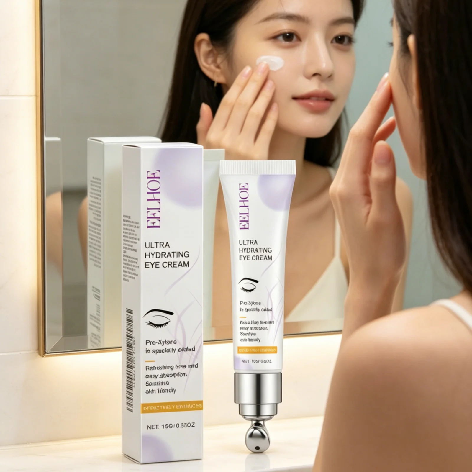 

EELHOE Ultra Hydrating Eye Cream Deep Nourishing Reduce Fine Lines Eliminate Puffiness Anti Aging Fast Absorbing Eye Moisturizer