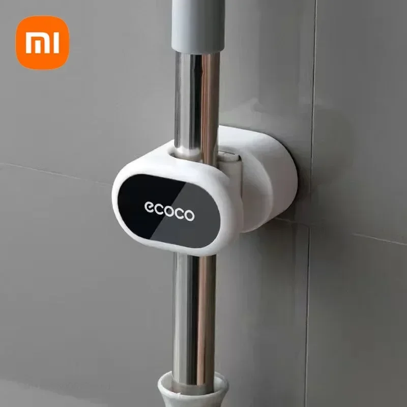 Xiaomi Ecoco Mop Broom Rack Bathroom Wall Mounted Storage Hooks Punch-Free Kitchen Storage Holder Accessories Broom Hanger Hooks