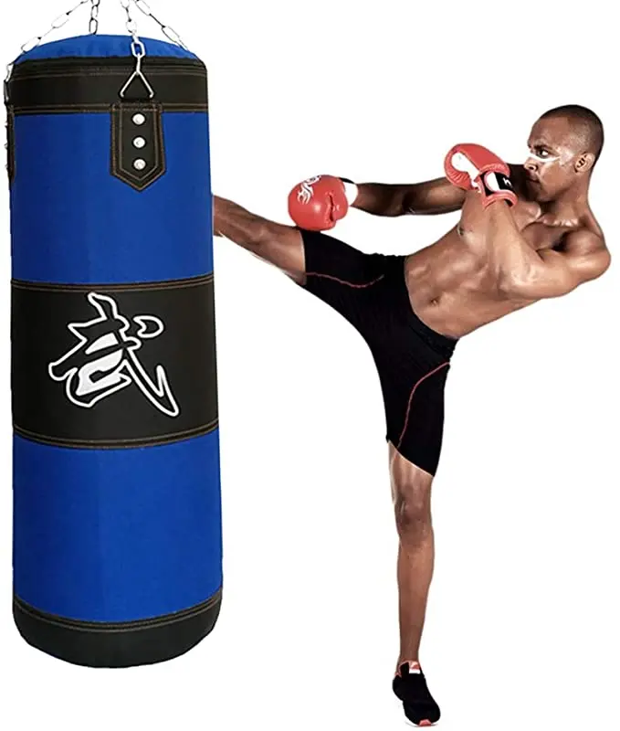 

Heavy Boxing Solid Sandbag Hanging Punching Bag, Punching Bag with Special Chains and Hooks Exercises Workout Power Bagpromote s