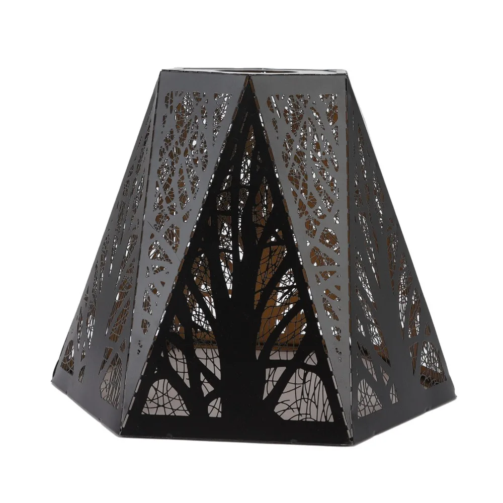 Modern Iron Lampshade Geometric Pattern Medium Size Lamp Cover Wall Lamp Shade Table Lamp