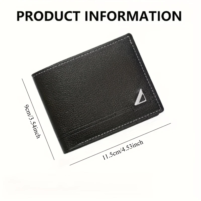 Custom Men's Faux Leather Wallet - Large Capacity, Multi-Card Slots | Ideal for ID, Credit Cards And Cash – Perfect Custom Gift