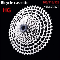 HG Structure Compatible Ultralight Bicycle 10/11/12Speed cassette Freewheel 10/11/12s 11T-46T/50T/52T MTB bike for shimano sram