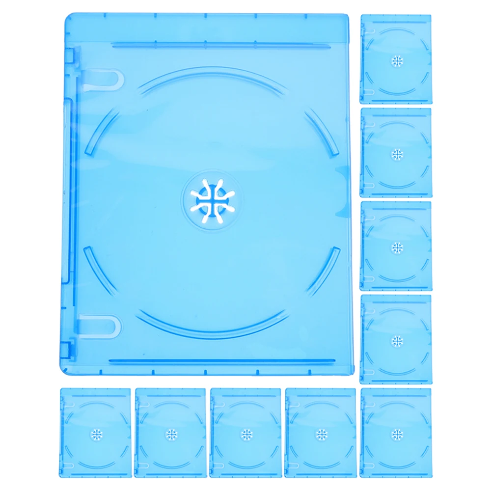 

CD Case Boxes Replacements Storage Dvd Cases for Store Disc Wrapping Holder Organizer