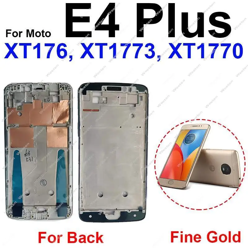 Middle Frame For Motorola Moto E3 E4 Plus E5 Play E5 Plus E5 Play Go Middle Housing Bezel Plate Cover Case Replacement Parts