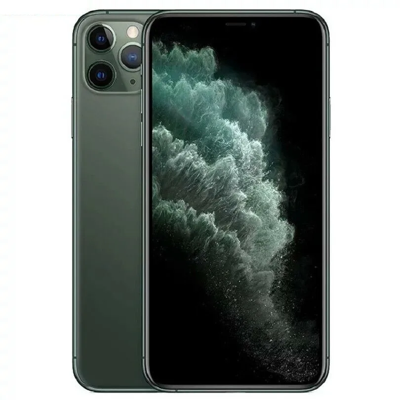 ロック解除された本物のiPhone11 Pro Max携帯電話,64GB, 256GB ROM,XDR