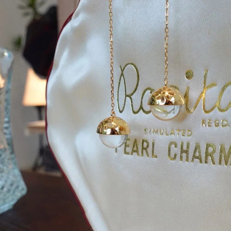 Reflection Niche Design Tassel White Crystal Earrings Retro Simple Earrings Temperament Earrings Women's Jewelry