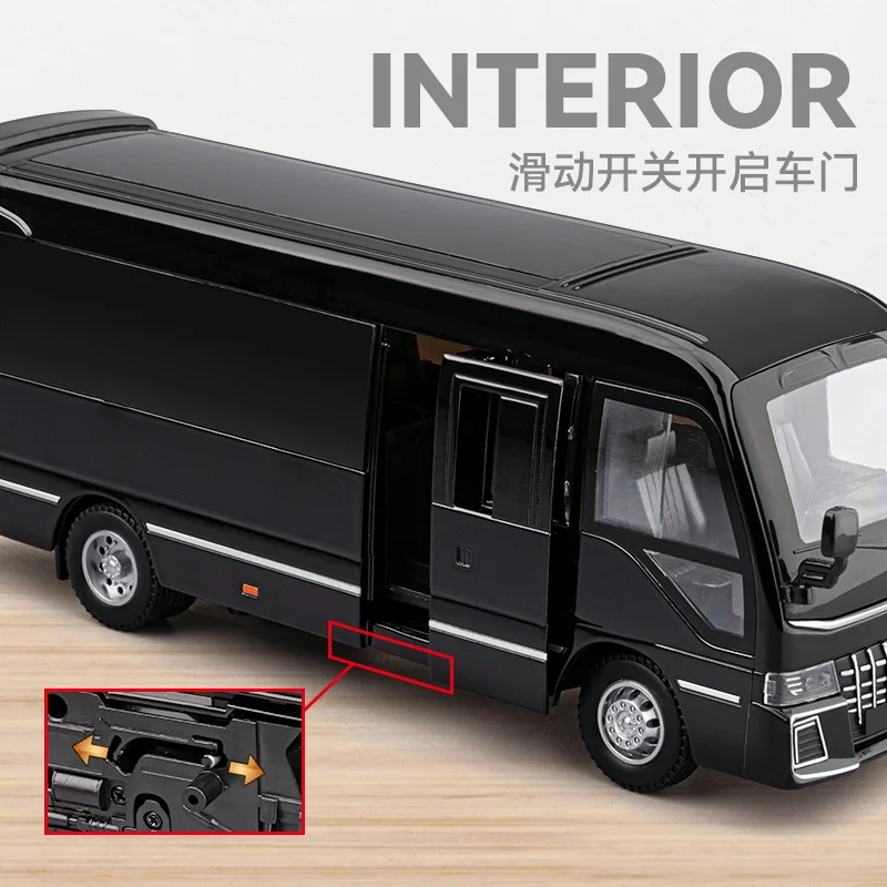 Officiellement autorisé 1:33 échelle Toyota dessous de verre alliage Premium modèle jouet voiture son et lumière retirer jouet voiture garçons cadeau à collectionner