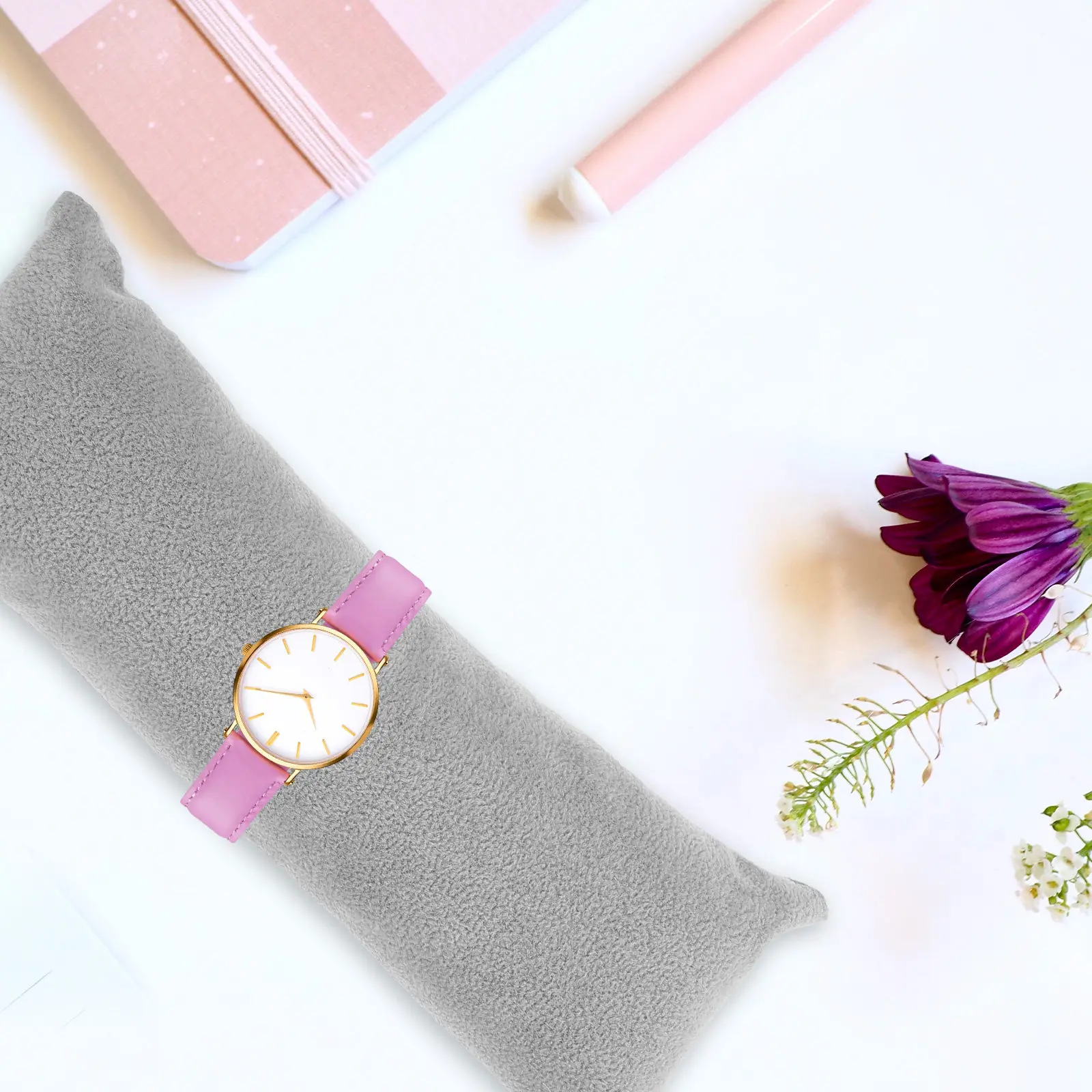 2Pcs Watch Cushions Jewelry Display Holder for Bracelets Rings Watches Damage Prevention Display Stand for Craft Fair