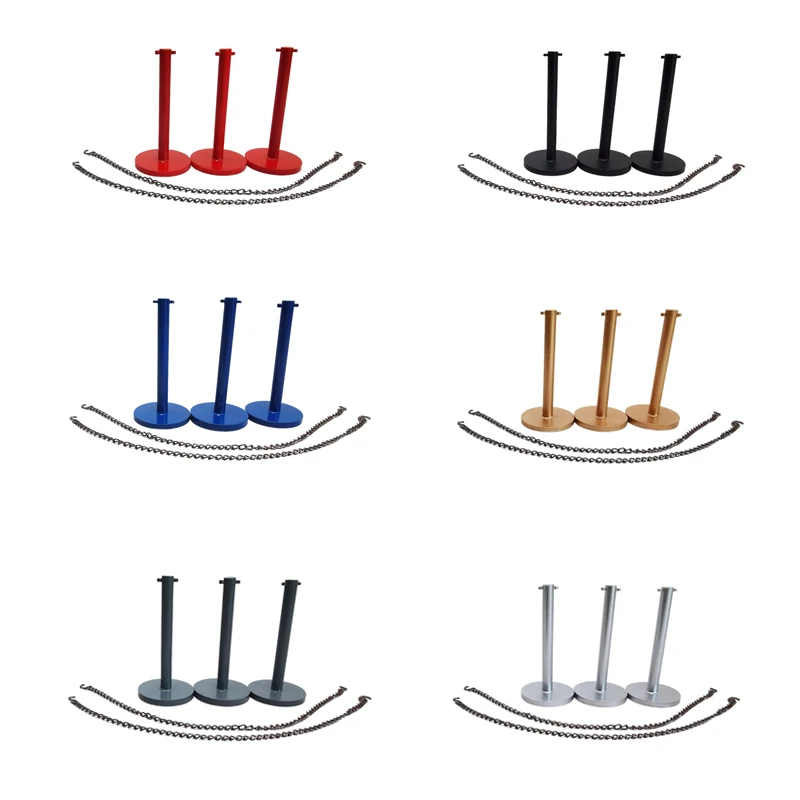 

1 комплект, модель забора из АБС-пластика для моделей автомобилей в масштабе 1/18, высота 5 см, автоматическая выставочная направляющая, детали для диорамы «сделай сам» для украшения дисплея