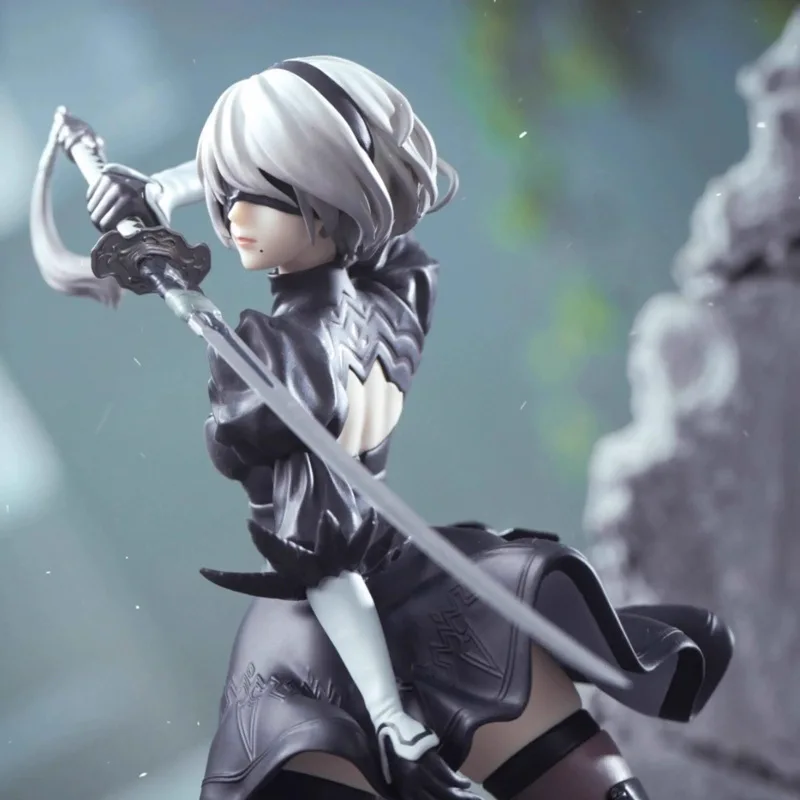 

18cm Nier Automata Figure 2b Nier Machine Lifeform Anime Style Ornament Room Decoration Desktop Decor Collectible Gift