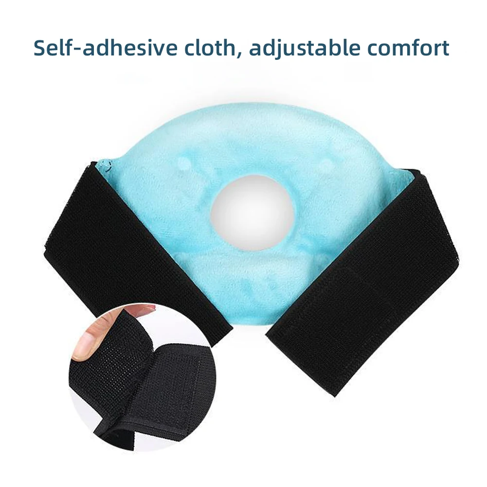 1Pc Large Ice Bag Pack: Hot & Cold Therapy for Sports Injuries - Ankle, Head, Shoulder, Leg & Knee Wraps