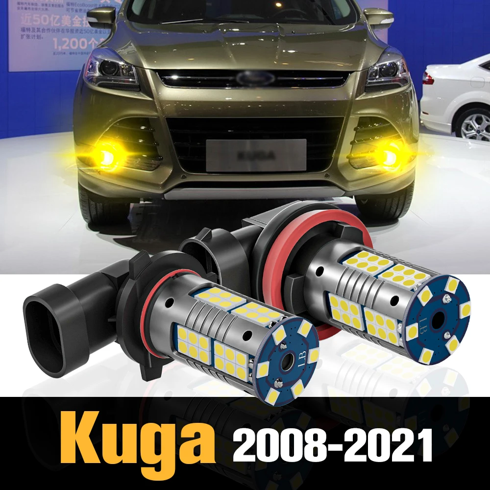 

2pcs Canbus LED Fog Light Lamp Accessories For Ford Kuga 2008-2021 2009 2010 2011 2012 2013 2014 2015 2016 2017 2018 2019