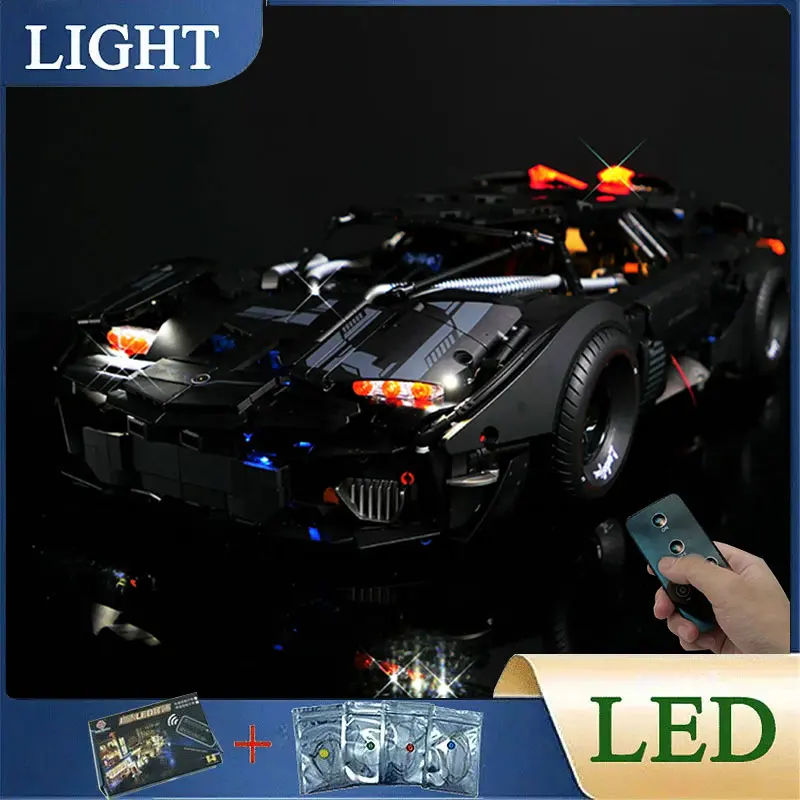 

RC DIY LED Light Kit For LEGO GULY 10618 Technical Sports Car Hypercar ( Only LED Light,Without Blocks Model)