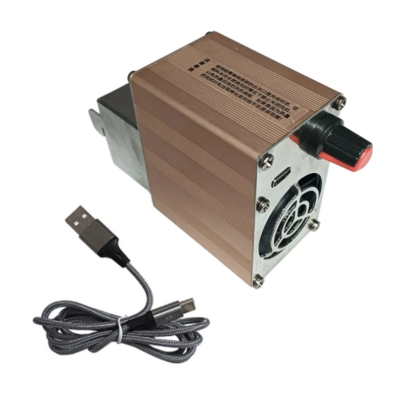 BBQ Fan Air Blower Large Airflows 5V USB Variable Speed Controller Barbecue Fan