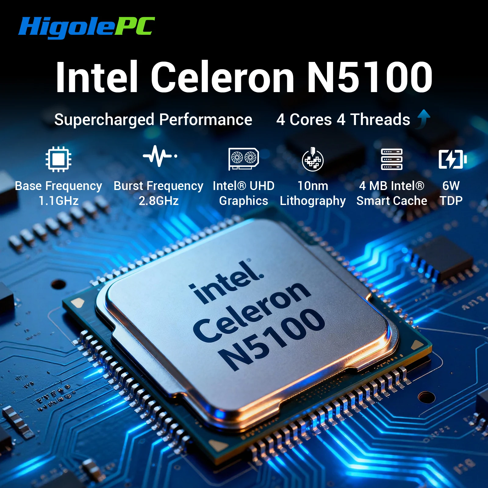 Higole F10 Pro 10.1 ''Mini PC senza ventola Intel N5100 Windows 11 WiFi5 8GB 128GB 5000mAh 4K RS-232 Laptop PC desktop Mini computer