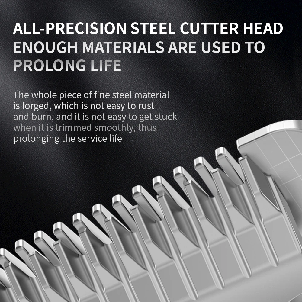 Rechargeable Professional All Metal Pet Hair Clipper/Trimmer 3
