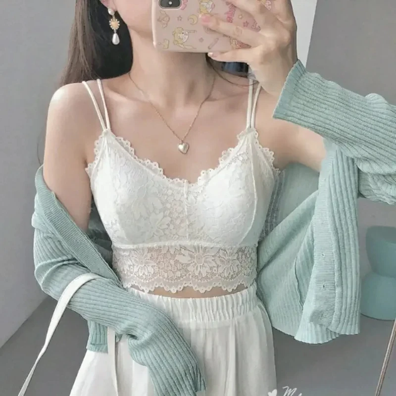 حمالة صدر دانتيل مثيرة مفرغة على شكل زهرة ملابس داخلية براليت لاسلكية رافعة للصدر بحزام قابل للتنفس سترة مبطنة ملابس داخلية