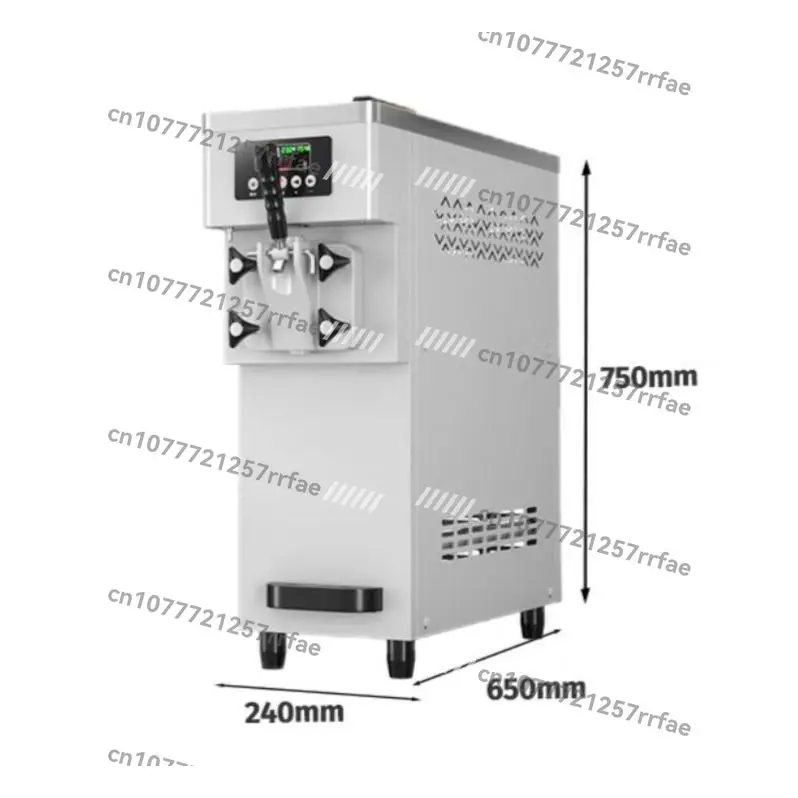 Portable Automatic Ice Cream Machine Home Soft Serve Ice Cream Machine 110V 650W with1.5kg Ice Storage Function To Make Homemade