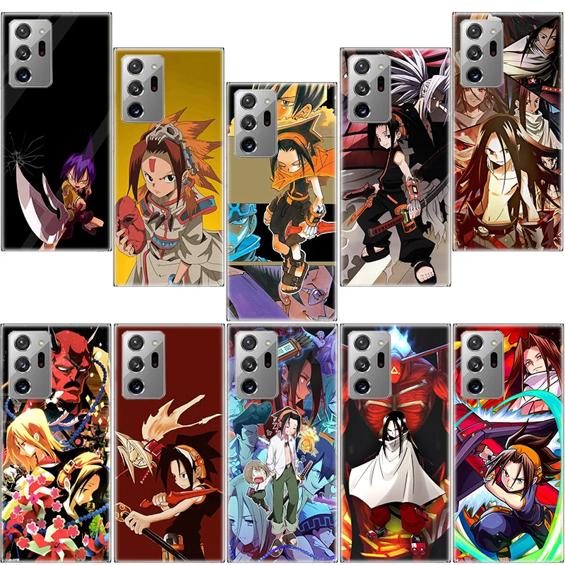 Anime Shaman King Phone Case For Samsung S24 S23 S22 Ultra Fundas S21 Plus Galaxy S20 FE S10 Lite S10E S9 S8 S7 S6 Edge Cover Ca