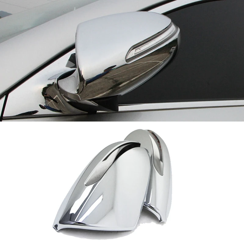 For Kia Sportage KX5 2016 - 2019 Car Side Door Rearview Mirror Cover Trim Protection Stickers Accessories ABS Chrome