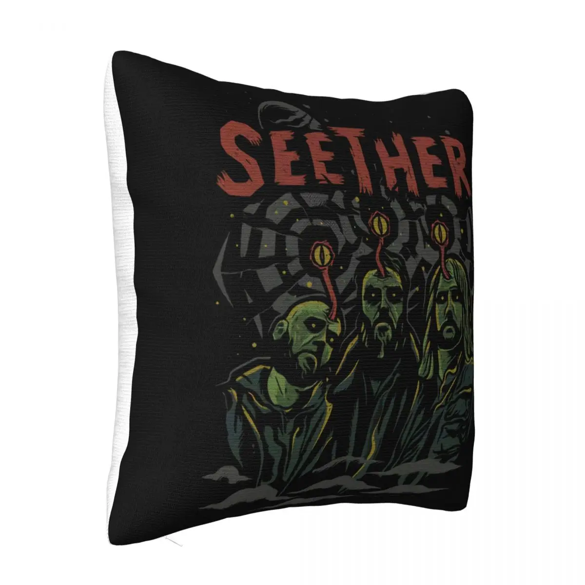 Seether Mind Control Swea Licensed Rock N Roll Music Band Swea Blac Print Hot Pillow Case