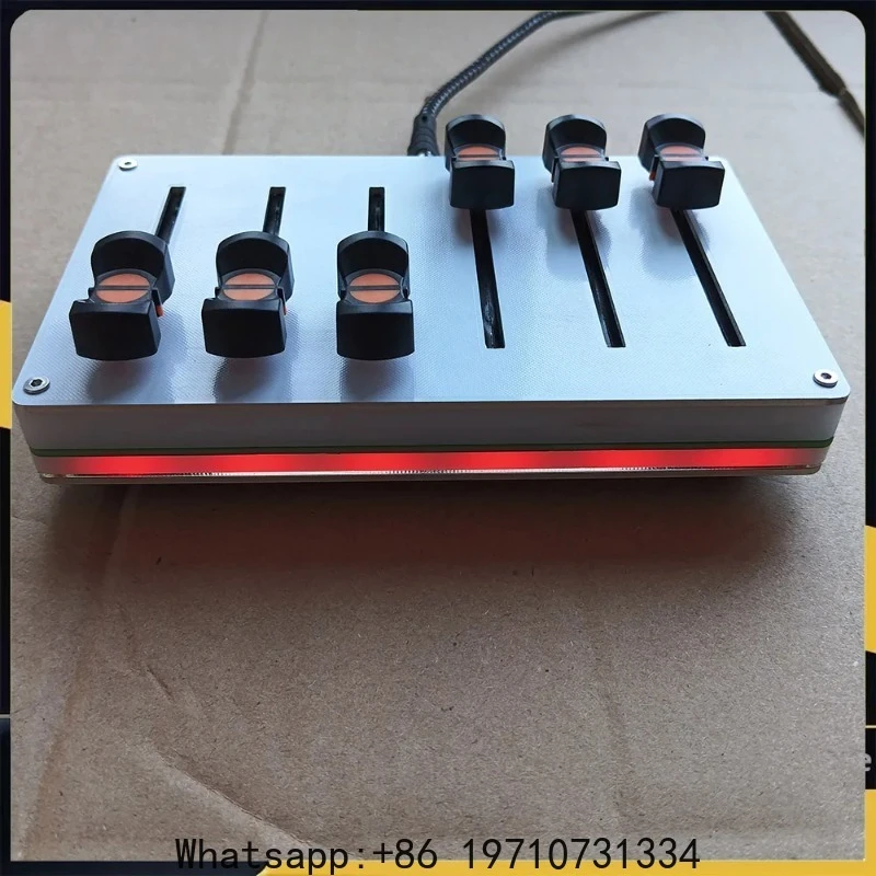 6-Channel 45mm  Fader Controller -  Custom Mapping for  Software