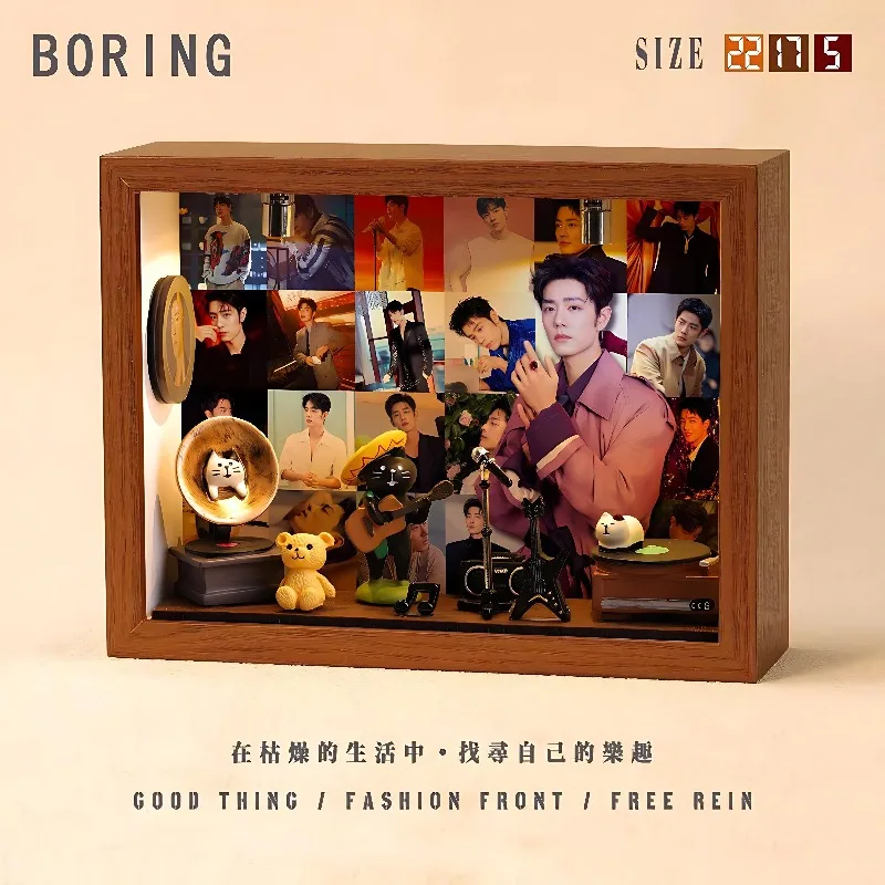 Xiao Zhan Merchandise DIY Photo Frame Music Album Photo Frame Creative Desktop Gift
