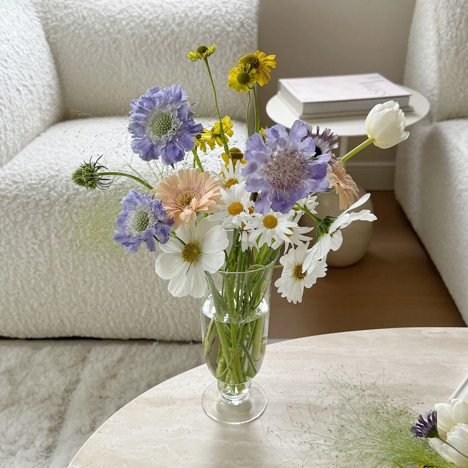Clear Glass Flower Vase For Water-Grown Flower Arrangement Elegant Tall Glass Vase for Home Niche Decor, Wedding Centerpiece