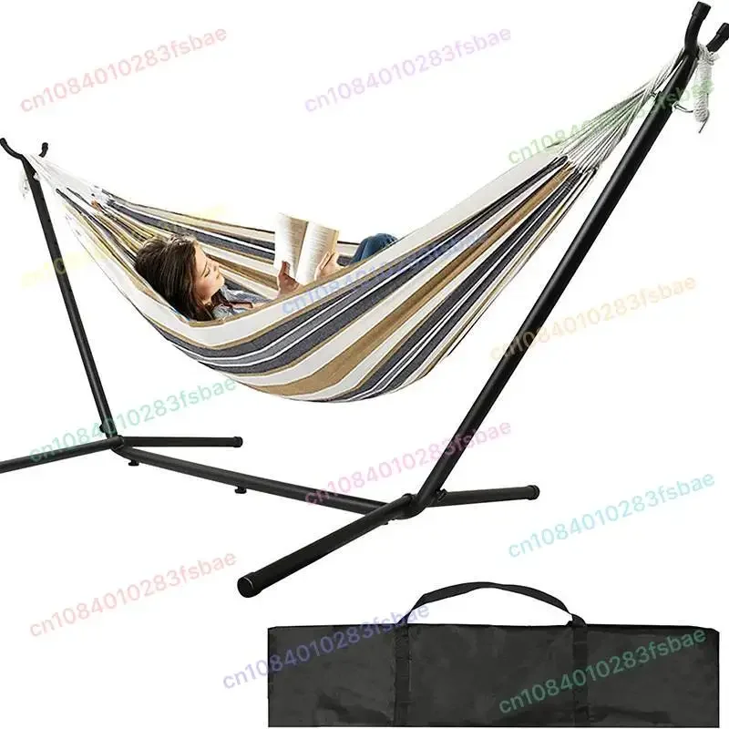 

Outdoor Children's Canvas Hammock Bracket K Park Camping Double Frame Iron