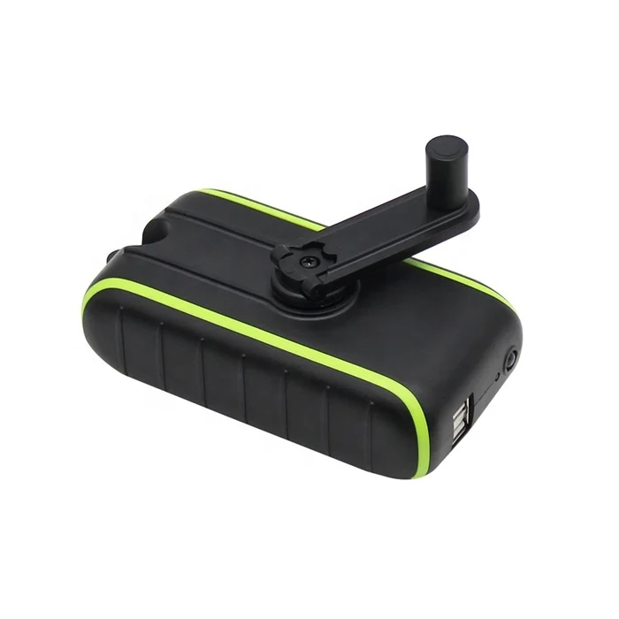 

Earthquake Tsunami Disaster Prevention 8000mAh Solar Powered Hand Crank Generator for Multipurpose