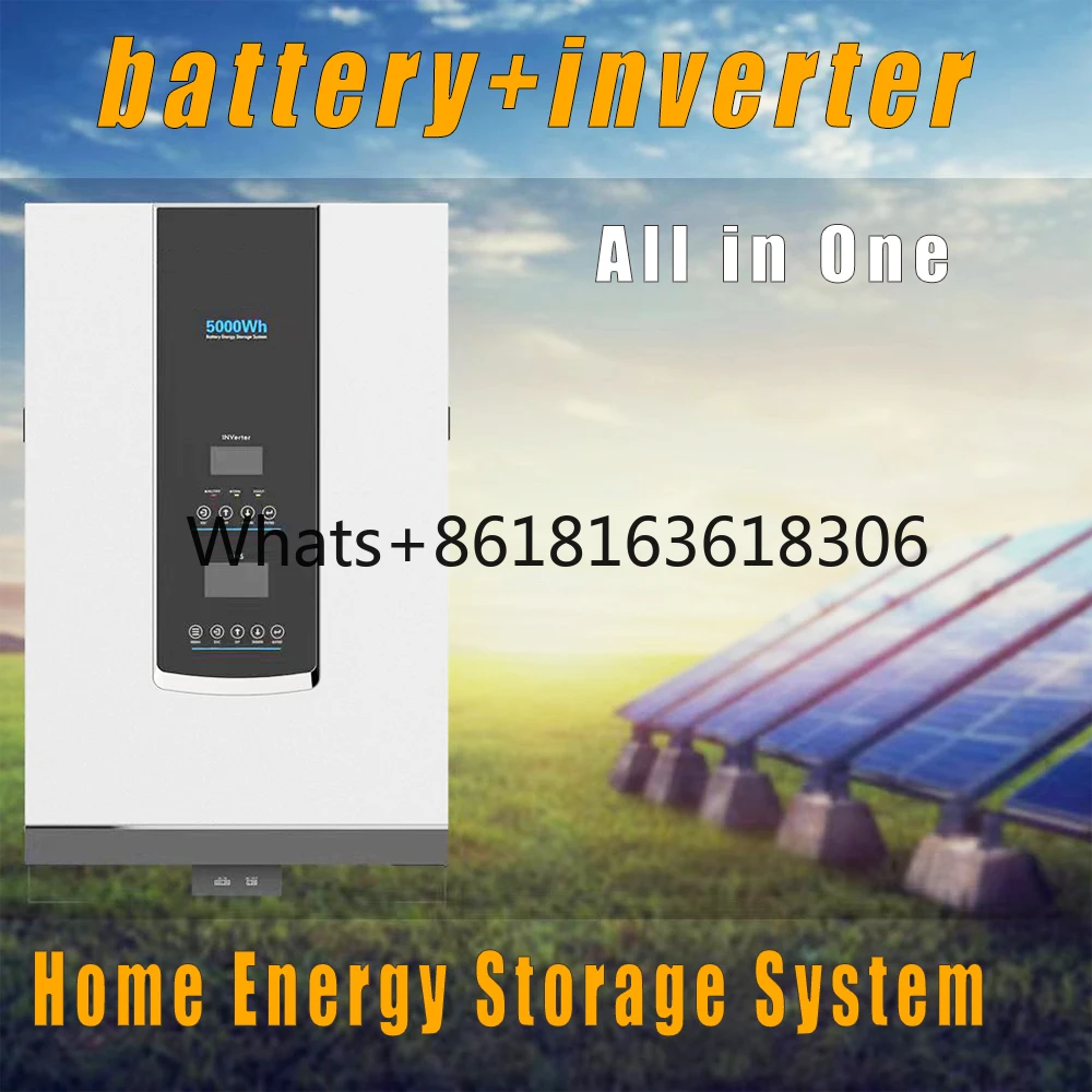 5Kwh 10Kwh 51.2V 100Ah Lifepo4 Home Photovoltaic Energy Storage Battery And Inverter All In One