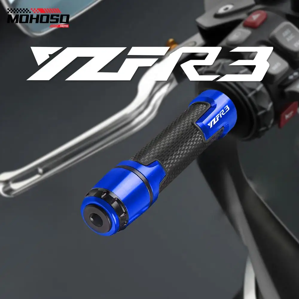 For YAMAHA YZFR3 YZF R3 YZF-R3 2010-2025 2024 2023 Motorcycle Handlebar Grip End Handle Bar Grips Cap Ends Plugs Accessories