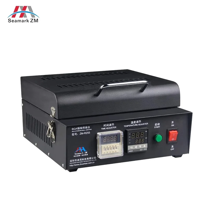 

Zhuomao BGA welding table heating table 900W high power iron plate burning ZM-R255 BGA welding tool PID temperature control