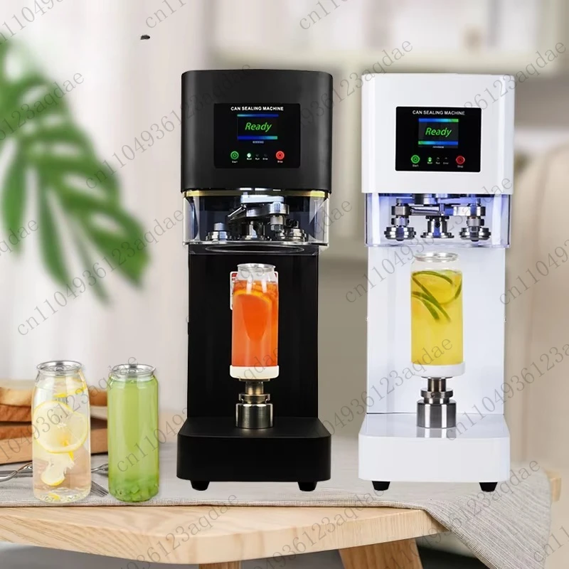 

Запающая машина Автоматическая машина для запечатывания стаканов сока для магазинов напитков Машина для запечатывания газированных банок для напитков