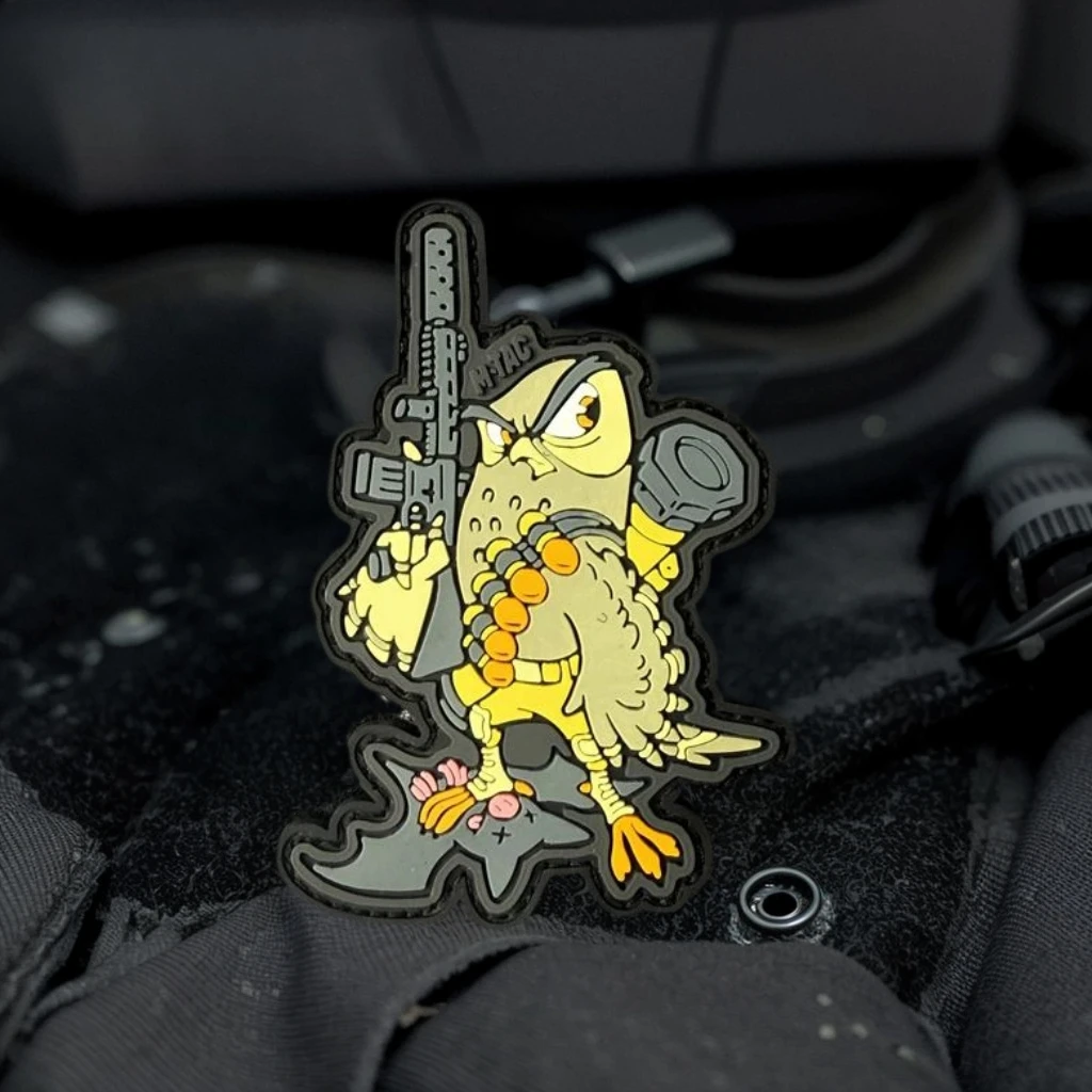 

ANGEL OF WAR PVC Tactical Patch Printing Hook and Loop Morale Badge Reaper Military Armband Backpack Sticker