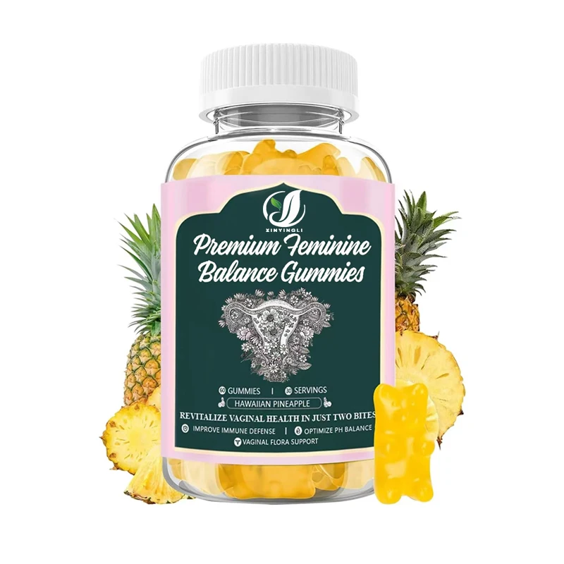 Advanced Women's Balanced Gummies, PH Balanced Healthy Gummies Probiotics, 60 Gummies -30 Servings