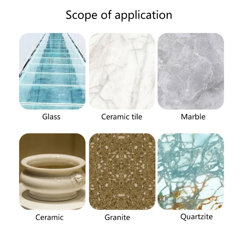 Set punte per trapano diamantate a secco da 7 pezzi per piastrelle marmo, pietra, vetro, graniti duri, ceramica M4YD