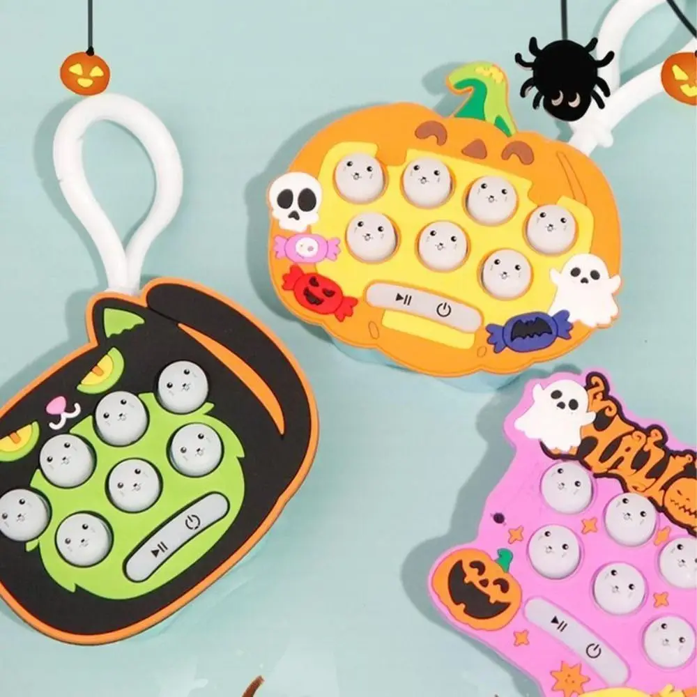 لعبة كيرينغ آلة اجتز مولي الصغيرة الكرتون الصحافة السريعة آلة لعبة محمولة المفاتيح الموسيقى Hallowmas لعبة فقاعة دفع سريع #5
