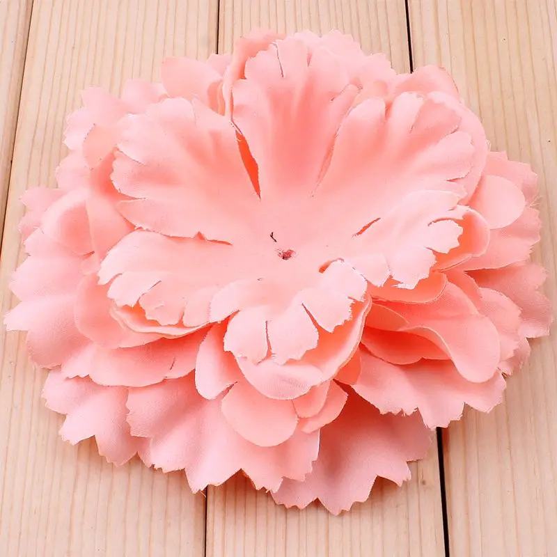 5pcs/lot 11CM 20 Colors Newborn DIY Fashion Chic Shabby Artificial Shaped Fabric Hair Flowers Bouquet For Wedding Bride Garland