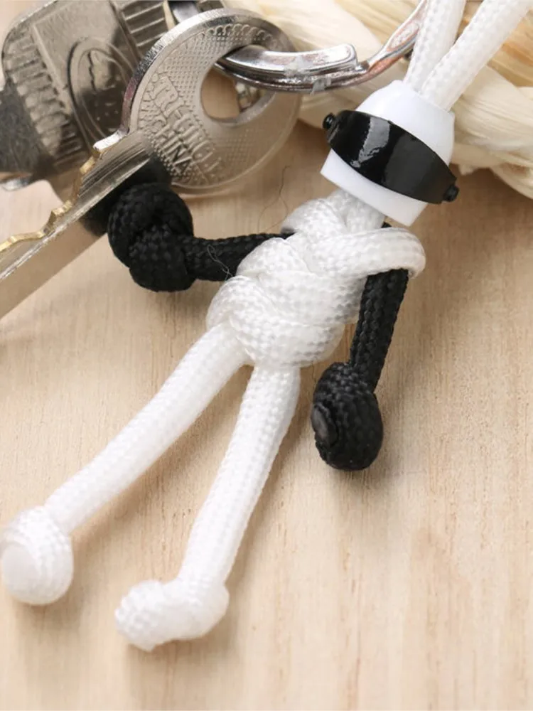 AliExpress Stmanya New Handmade Bicycle Hook Rope Woven Key Chain Hook Rope Backpack Hook Key Ring Party Gift