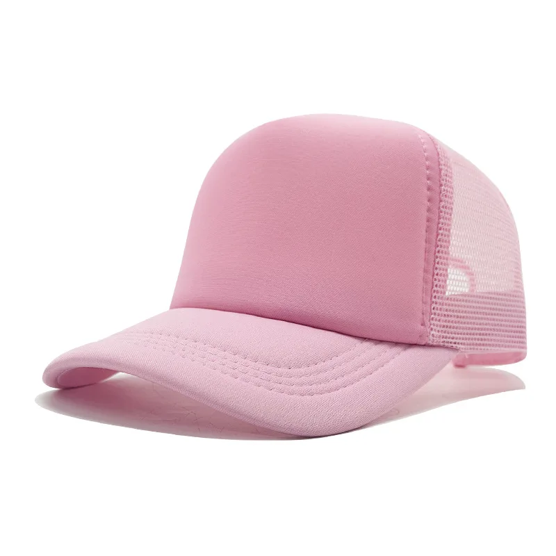 Angepasst Gedruckt Logo Schwamm Mesh Cap Einfarbig Baseball Hut Sonnenschirm Und Sonnenschutz Reise Caps Lkw Kappe Entenschnabel Hüte