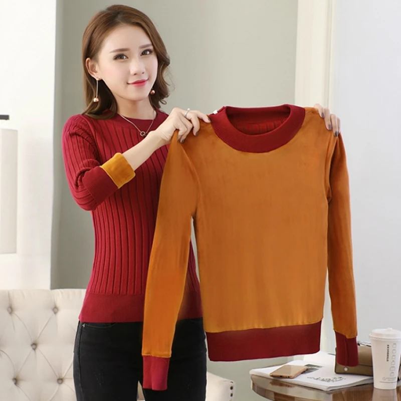 

Sweaters Ladies Winter Turtleneck Warm Wool Sweater for Women Cropped Black Coltrui High Neck Jersey Knitwear Jumpers