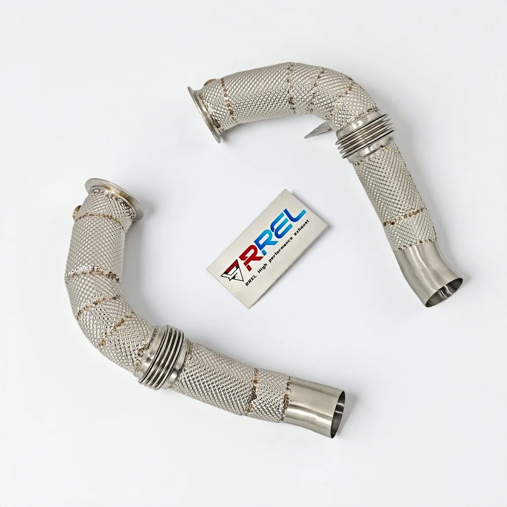 High Flow 304 Stainless Steel Exhaust Header for BMW F10 M5 F12 F13 M6 4.4L V8 Performance Upgrade