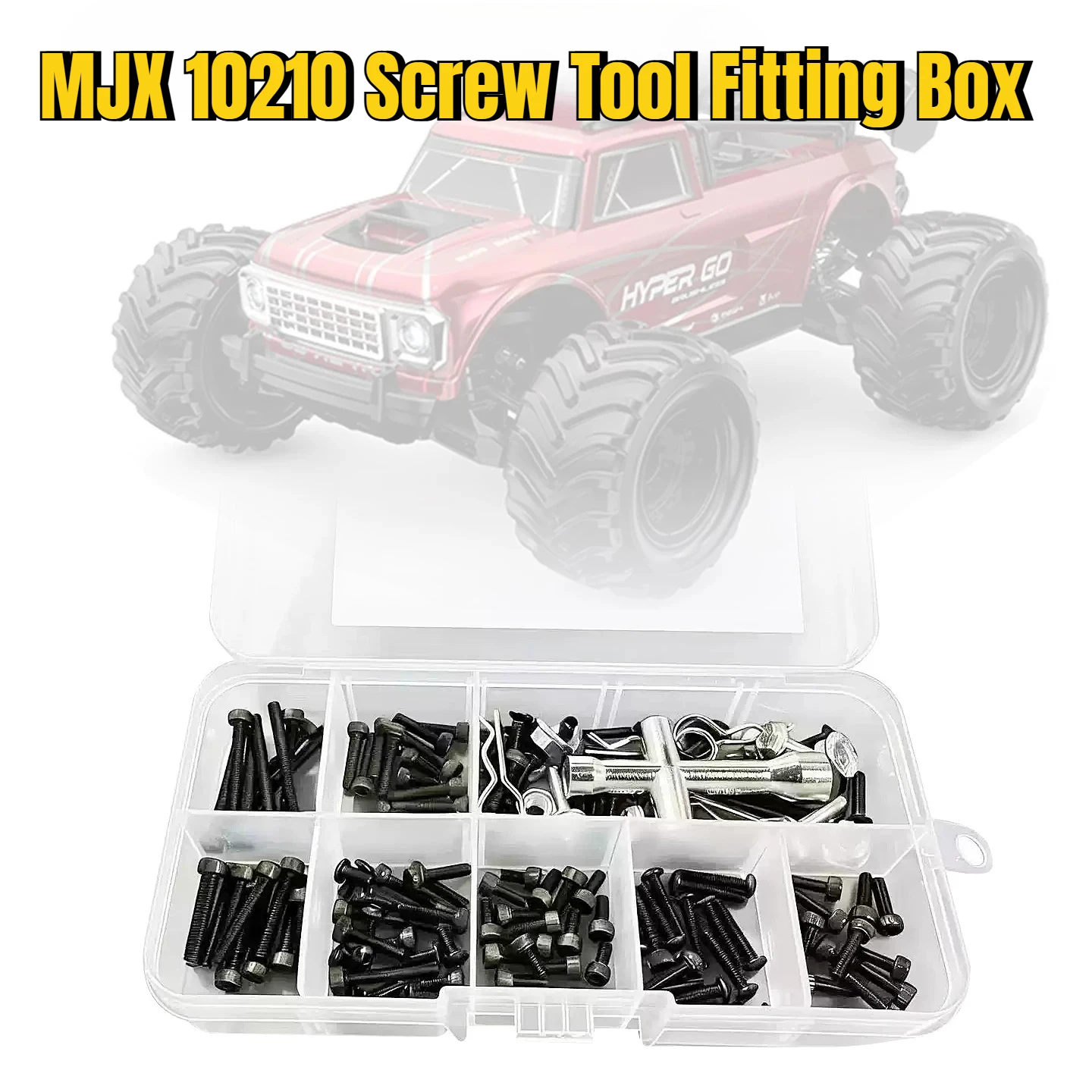 

MJX 10210 Little Monster RC Car Spare Parts Screw Tool Accessories Box Parts Tools Wear Parts