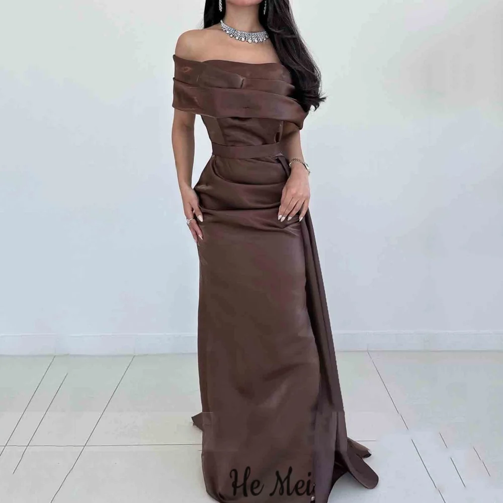 Prom Dress Vintage Customized Off Shoulder Elegant Simple Party Gowns Strapless New Evening Dress فساتين سهرة