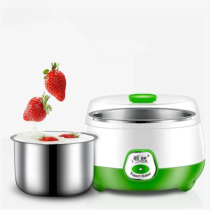 Yogurt Maker Mini Automatic Yogurt Machine Household DIY Yogurt Tools Kitchen Appliances Stainless Steel Tank Appliances Yogurt