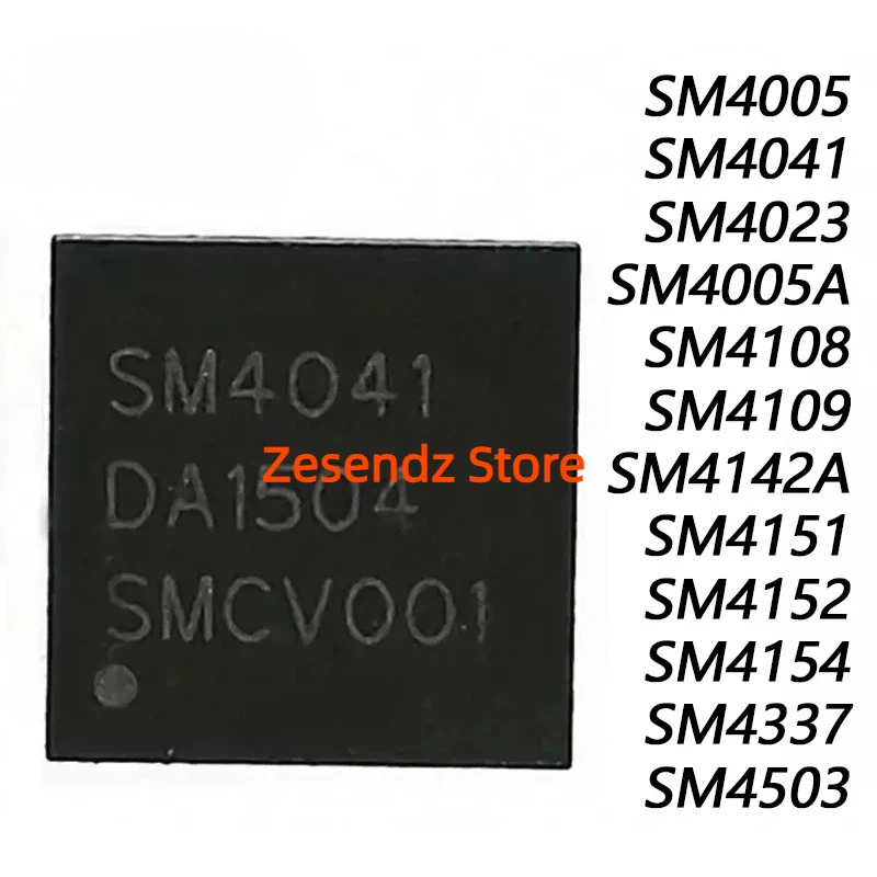 10pcs/lot SM4005A SM4005 SM4023 SM4041 SM4108 SM4109 SM4142A SM4151 SM4152 SM4154 SM4337 SM4503 QFN