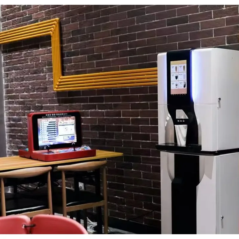 2026 New Commercial Self-service Coffee Vending Machine Electric Fully Automatic Beverage Dispenser With 6 Canisters For Hotel H